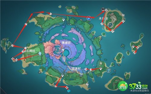 原神海灵芝最全最快收集路线一览2022