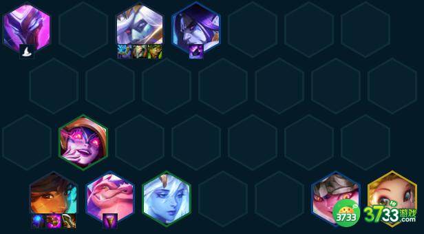 云顶之弈S7.5七法赌岩雀阵容装备搭配