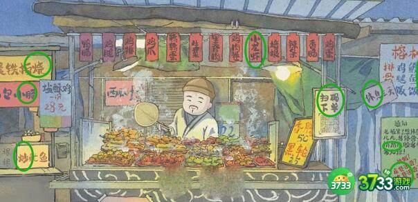 汉字找茬王夜市找错字过关技巧