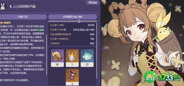 原神瑶瑶等级突破材料大全