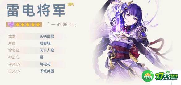 原神3.3雷电将军圣遗物怎么选择-原神3.3雷电将军圣遗物推荐