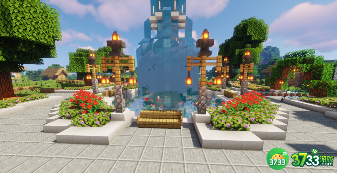 我的世界喷泉广场怎么制作-我的世界喷泉广场制作攻略