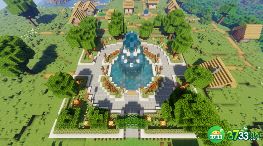 我的世界喷泉广场怎么制作-我的世界喷泉广场制作攻略