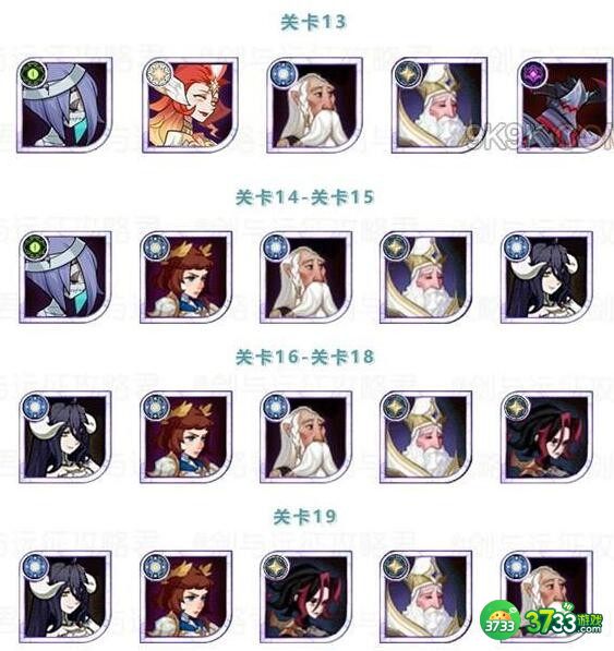 剑与远征银脉之乱攻略大全-银脉之乱1-19关阵容搭配推荐