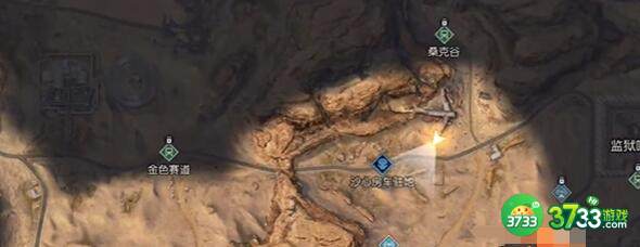 黎明觉醒生机金色沙漠飞机残骸探索宝箱坐标