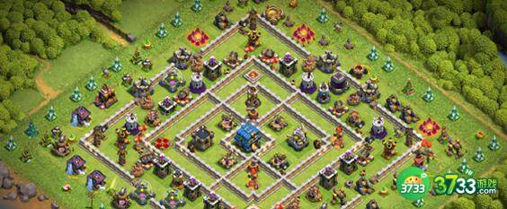 部落冲突12本最强布阵阵型链接一览