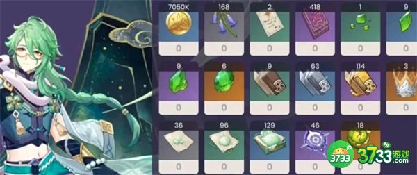 原神白术需要哪些材料突破-白术突破材料攻略