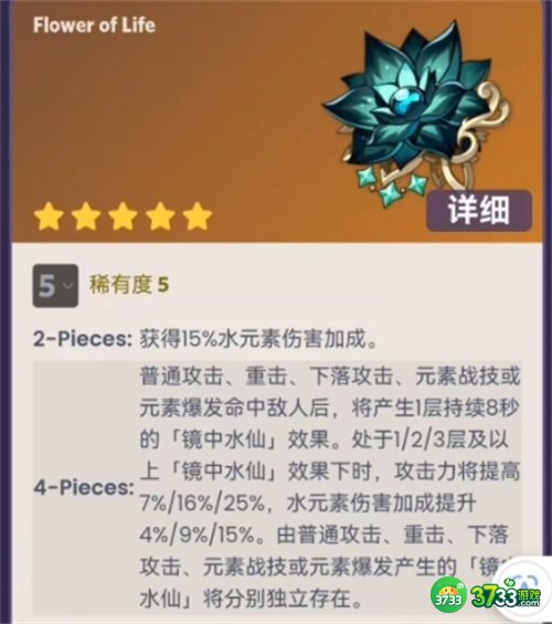 原神水仙之梦圣遗物适合什么角色-水仙之梦圣遗物适合角色推荐