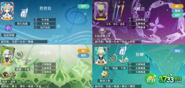 原神纳西妲平民纯超绽放流玩法攻略