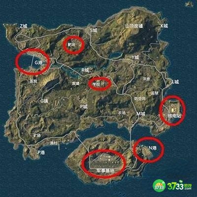 和平精英海岛信号枪刷枪点位置在哪里-海岛信号枪刷枪点位置一览