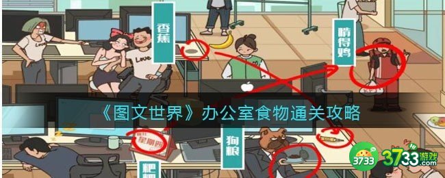 图文世界办公室食物怎么过-办公室食物关攻略抖音