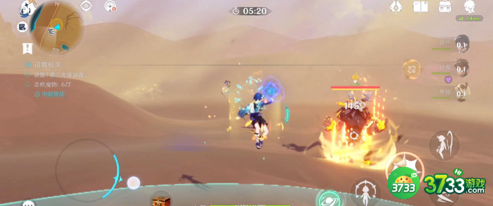 《原神》风沙轰鸣第二关攻略 原神风沙轰鸣第二关怎么过-风沙轰鸣第二关攻略