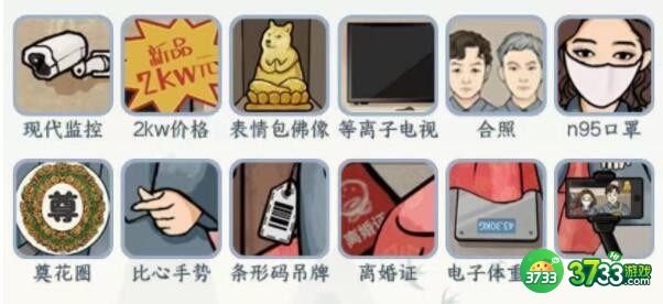 文字来找茬强哥结婚了-找出12处不和谐通关攻略