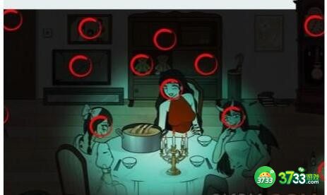 文字来找茬诡异晚宴怎么过-12处恐怖的地方通关攻略