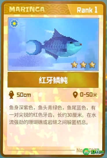 潜水员戴夫红牙鳞鲀怎么抓-红牙鳞鲀抓捕攻略