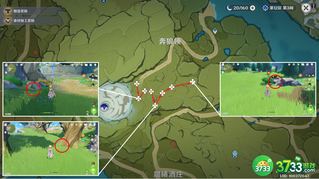 原神钩钩果在哪采集-3.8钩钩果收集路线