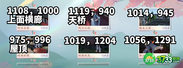 逆水寒手游共赏人间坐标-共赏人间地点位置大全