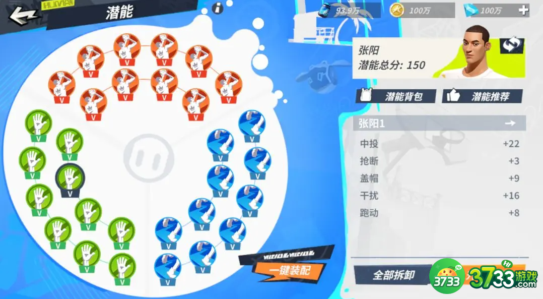 全明星街球派对张阳潜能怎么加点-张阳潜能加点推荐一览