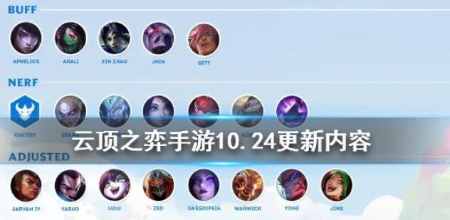 云顶之弈10.24版本更新了什么 10.24版本更新内容汇总[多图]