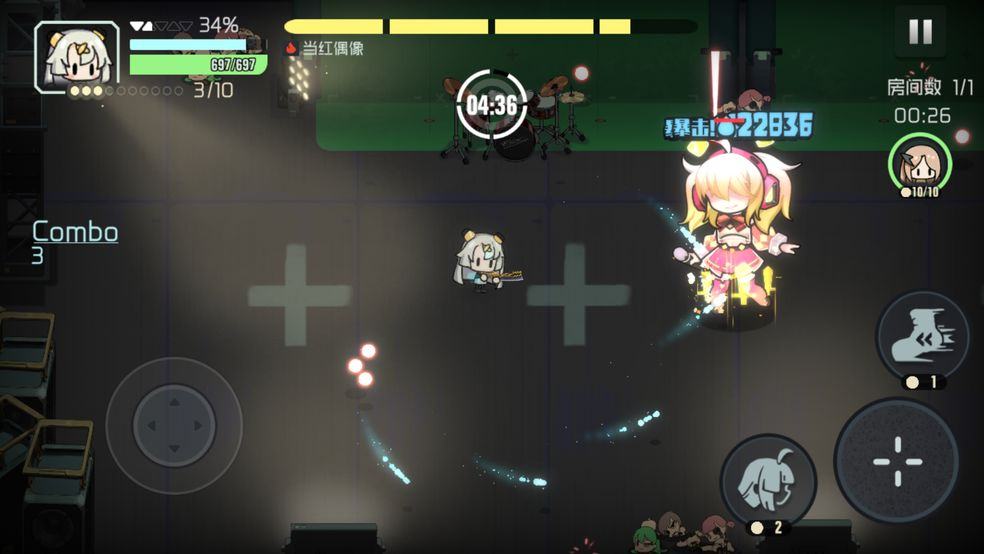 映月城与电子姬多人战芯片怎么速刷