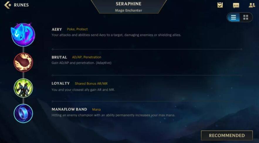 英雄联盟手游萨勒芬妮辅助天赋及上分打法