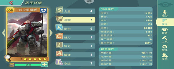 辐射避难所莎拉里昂斯带什么配件