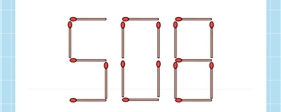 最囧大脑移动两根火柴得到的最大数是多少