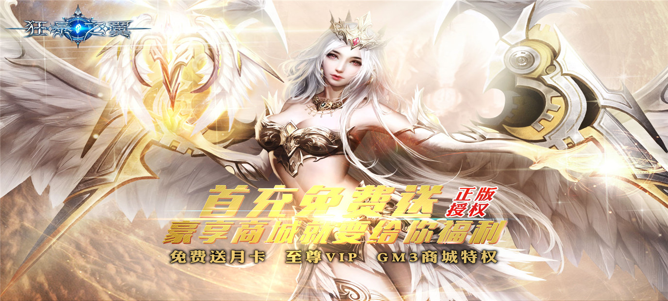 3D炫战ARPG手游《狂暴之翼（送GM商城）》今日10：00上线