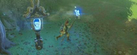 塞尔达传说阿卡莱古代研究所蓝色火焰在哪