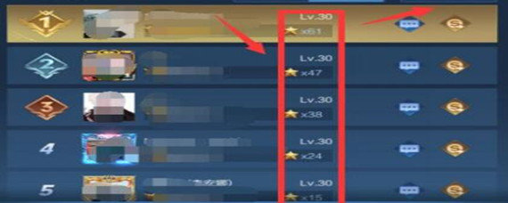 王者荣耀怎么看陌生人几颗星