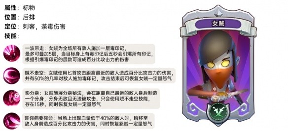 我叫MT归来女贼怎么玩-女贼卡牌介绍