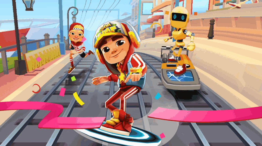 地铁跑酷怎么卡角色