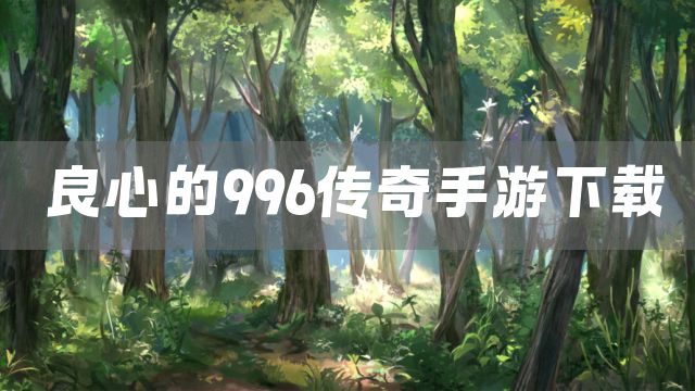 良心的996传奇手游下载