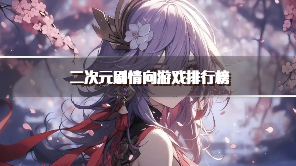 二次元剧情向游戏排行榜