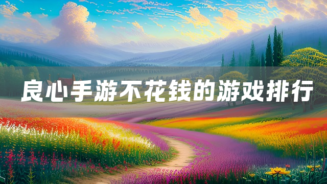 良心手游不花钱的游戏排行