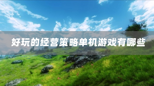 好玩的经营策略单机游戏有哪些