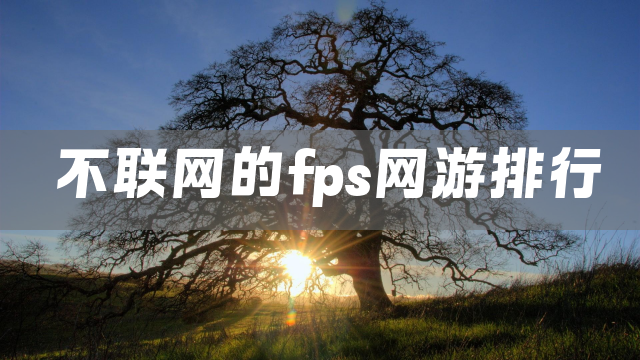 不联网的fps网游排行