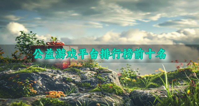 公益游戏平台排行榜前十名