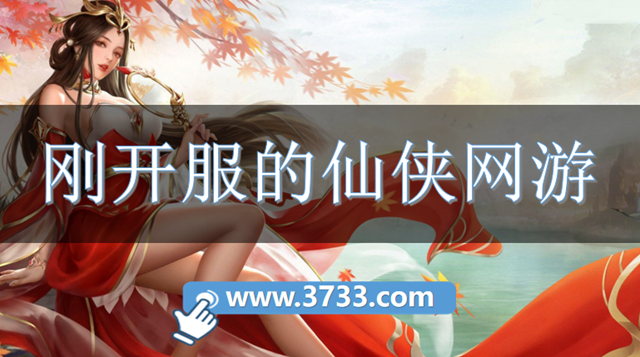 刚开服的仙侠网游
