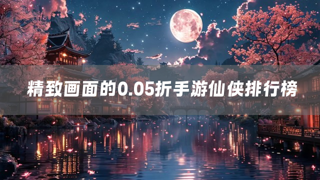 精致画面的0.05折手游仙侠排行榜