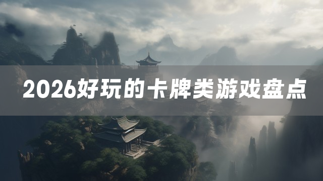 2026好玩的卡牌类游戏盘点