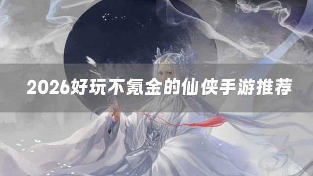 2026好玩不氪金的仙侠手游推荐