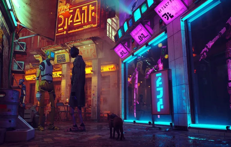 赛博猫迷失（云游戏）游戏截图5