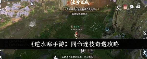 逆水寒手游同命连枝奇遇怎么完成-同命连枝奇遇攻略