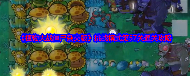 植物大战僵尸杂交版挑战模式第57关怎么过关-植物大战僵尸杂交版挑战模式第57关通关攻略
