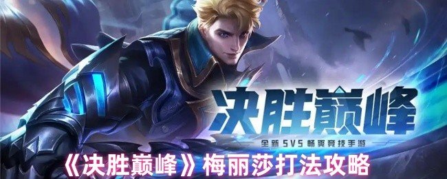 决胜巅峰梅丽莎怎么玩-决胜巅峰梅丽莎打法攻略