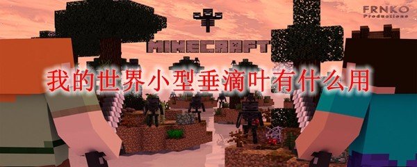 我的世界小型垂滴叶有什么用_MC小型垂滴叶作用介绍