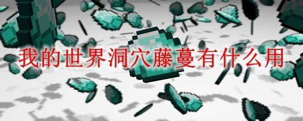 我的世界洞穴藤蔓有什么用_MC洞穴藤蔓作用介绍