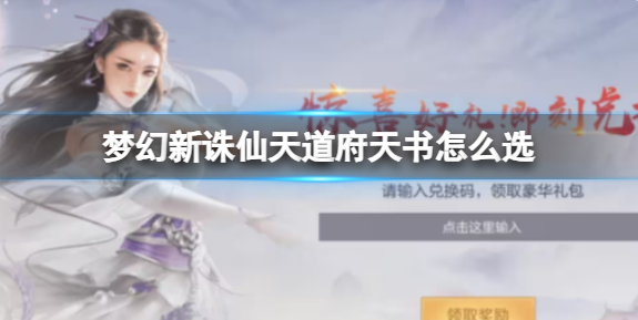 梦幻新诛仙天道府天书怎么选-天道府天书选择攻略