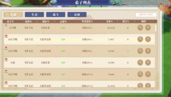 山门与幻境弟子怎么培养-弟子培养思路分享